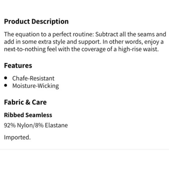 Fabletics High Waist Seamless Ribbed Black Leggings - Picture 6 of 13